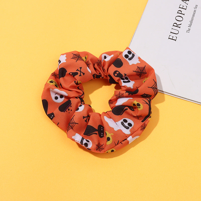 Wholesale Halloween Large Intestine Circle Party Plaid Skull Ghost Festiva Polyesterl Headband